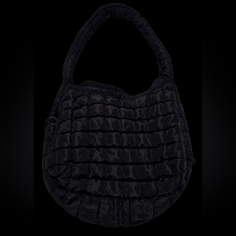 Black Quilted Women's Bag